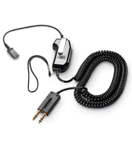 60825-315 PTK with QD 15 Foot Coil Cord (PL-SHS1890-15) by Plantronics - Product Image