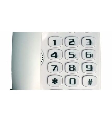 Big Button Speakerphone WHITE (GO-GE3104) by Golden Eagle - Product Image