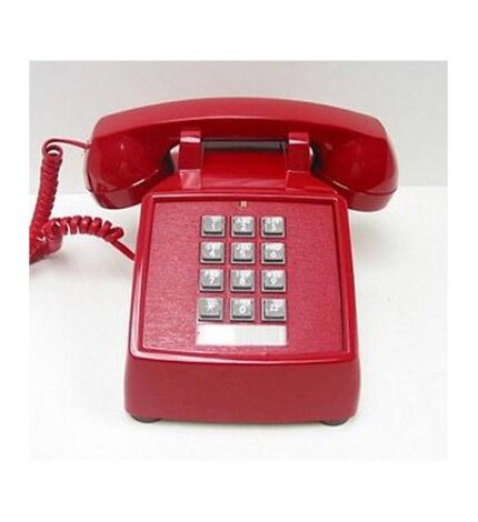 250047-VOE-20MD Desk w/ Electric Ringer (ITT-2500-VOE-MD-RD) by Cortelco - Product Image