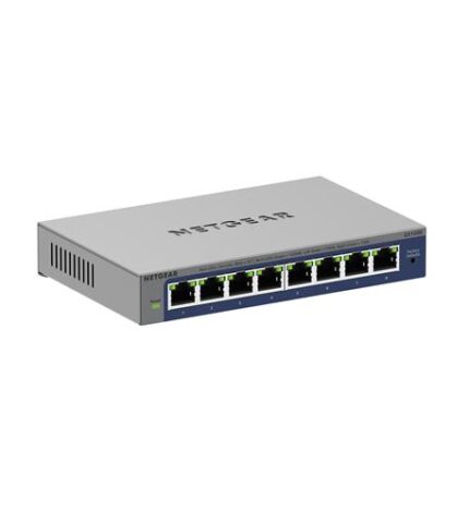 8-Port Gigabit Ethernet Plus Switch (NET-GS108E-400NAS) by Netgear - Product Image