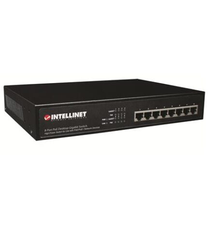 8 Port Gigabit Switch all POEplus Desk (ITL-560641) by Intellinet - Product Image