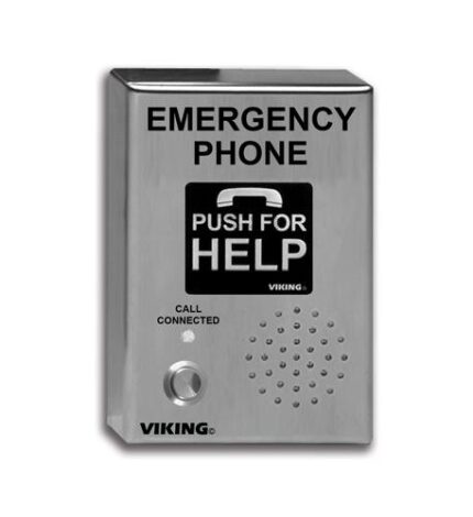 Emergency Phone w/Dialer and DVA (VK-E-1600-03-IP) by Viking Electronics - Product Image