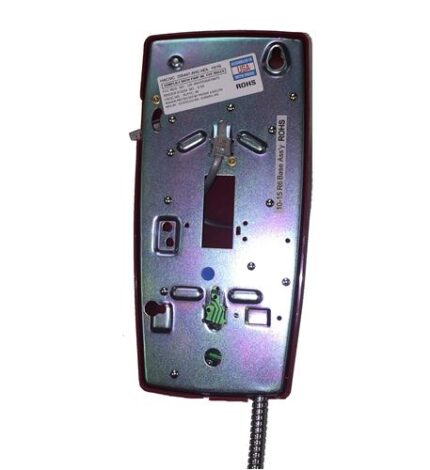 255447AHCNDL Wall Phone w/Metal Cradle (ITT-2554-AHCNDL-RD) by Cortelco - Product Image