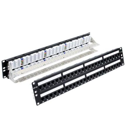 CAT6A PATCH PANEL 48 PORT 2U (WAV-6APP48) by Wavenet - Product Image