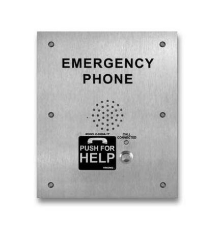 ADA Compliant Emergency Elevator Phone (VK-E-1600A-TP-EWP) by Viking Electronics - Product Image