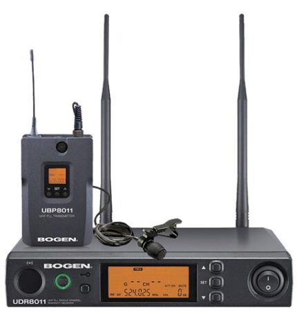 MIC BODY PACK SYSTEM WITH LAVALIERE (BG-UHF8011BP) by Bogen - Product Image