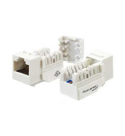 CAT3 KEYSTONE JACK WHITE (WAV-3EKSJWH-S) by Wavenet - Product Image