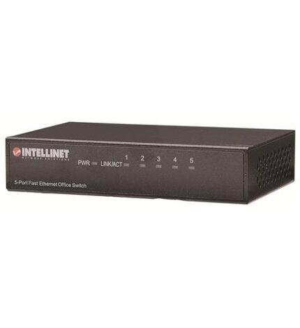 Intellinet 10/100 5 Port SwitchDeskMetal (ITL-523301) by Intellinet - Product Image