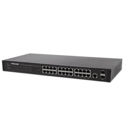 24 Port Gig managed switch and SFP (ITL-560917) by Intellinet - Product Image