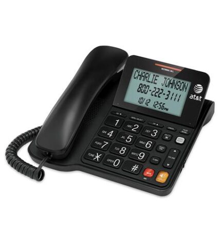 Corded Speakerphone with Display - BLACK (ATT-CL2940) by ATT - Product Image