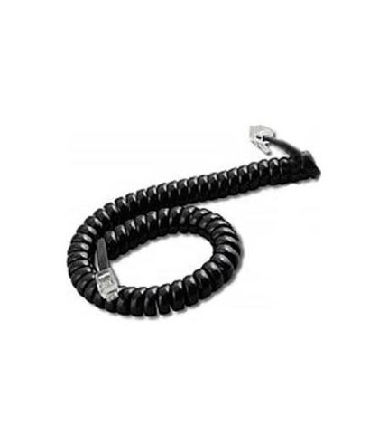 CORD COILED 6 CON. 15' BLACK (50951.001) by Forester Solutions INC - Product Image