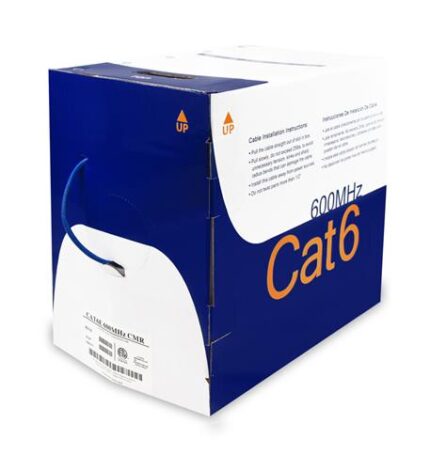 23AWG UV-RES 600MHZ CMR BLUE REEL BOX (WAV-6E04URBL3N) by Wavenet - Product Image