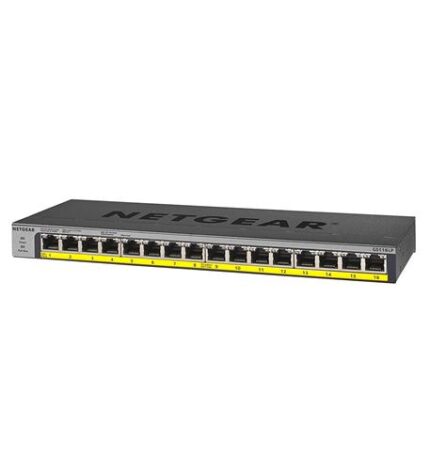 16-Port PoE/PoEplus Gb Ethernet UnMgd. (NET-GS116LP-100NAS) by Netgear - Product Image