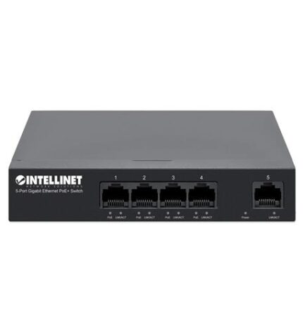 5-Port Gb Ethernet PoEplus Switch (ITL-561822) by Intellinet - Product Image