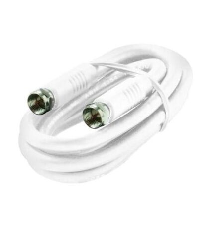 6' F-F White RG6/UL Cable (ST-205-415WH) by Steren - Product Image