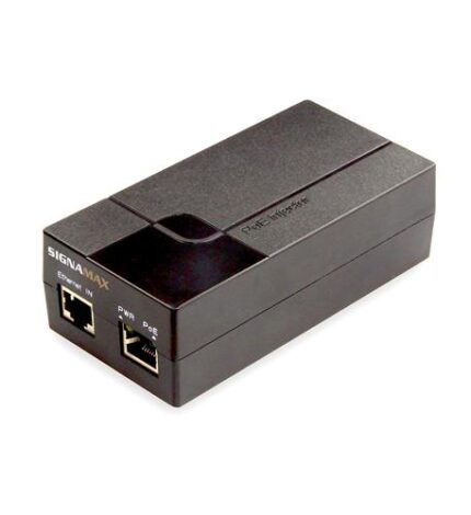 C-100 Gigabit PoE+ Injector (SIG-FO-SC10130) by SIGNAMAX CONNECTIVTY - Product Image