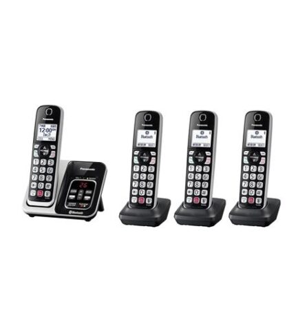 4 Handset Link2Cell Cordless Phone (KX-TGD864S) by Panasonic Consumer - Product Image