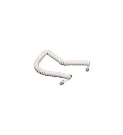 GCHA444006-FWH / 6' Handset Cord - White (ICC-ICHC406FWH) by Cablesys - Product Image