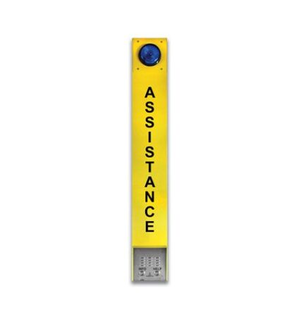 Two-Button Assistance Tower Phone (VK-E-1600A-AST2EWP) by Viking Electronics - Product Image