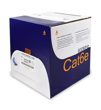 CAT6 E 600MHz CMR 6E04URWH4  WHITE (WAV-CAT6E-CMR-WH) by Wavenet - Product Image