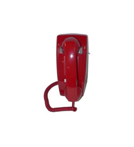 255447-VBA-NDL Wall No Dial Red (ITT-2554NDL-RD) by Cortelco - Product Image