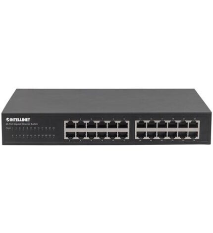 24 PORT GIGABIT ETHERNET SWITCH (NET-GS324-200NAS) by Netgear - Product Image