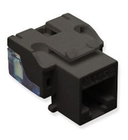 MODULE, CAT 5e, EZ, 25 PK, BLACK (ICC-IC107E5CBK) by ICC - Product Image