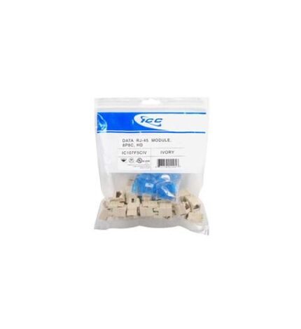 MODULE, CAT 5e, HD, 25 PK, IVORY (ICC-IC107F5CIV) by ICC - Product Image