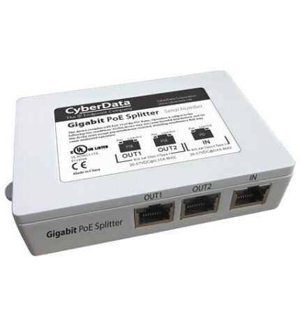 2 Port PoE Gigabit Switch (CD-011187) by CyberData - Product Image