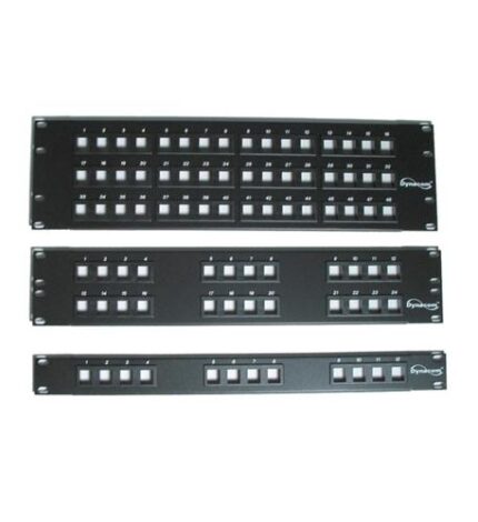 BLANK PATCH PANEL 12 PORT, 1RU (DY-2013-12MJP) by Dynacom - Product Image