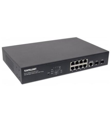 8 Port Managed Gigabit PoEplus 140watt (ITL-561167) by Intellinet - Product Image