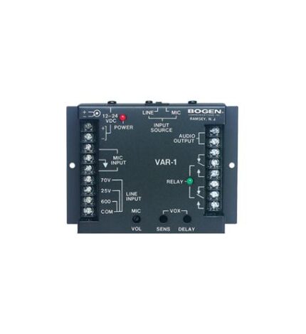 Voice Activated Relay (BG-VAR1) by Bogen - Product Image