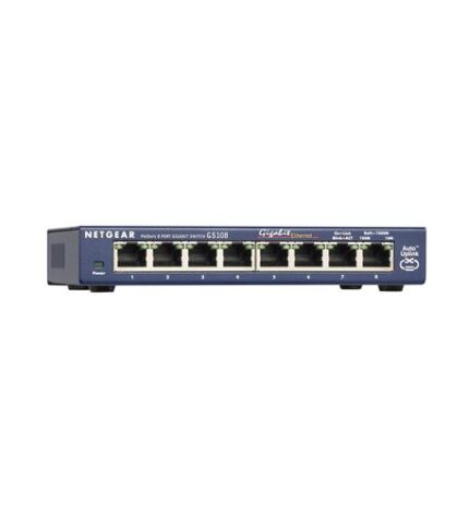 ProSafe 8 Port Gigabit Switch (NET-GS108-400NAS) by Netgear - Product Image