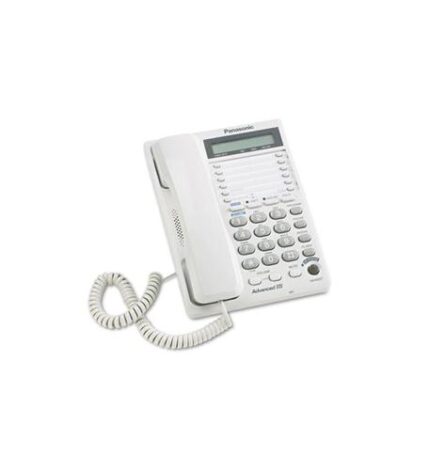2-Line Feature Phone with LCD White (KX-TS208W) by Panasonic Consumer - Product Image