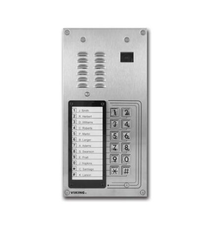 VoIP Entry Phone System w/Auto Dialer (VK-K-1205-IP) by Viking Electronics - Product Image