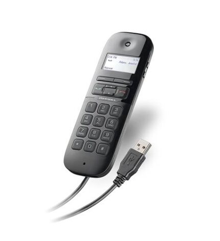 57250.004 Microsoft Handset w Dial Pad (PL-CALISTO-P240-M) by Plantronics - Product Image