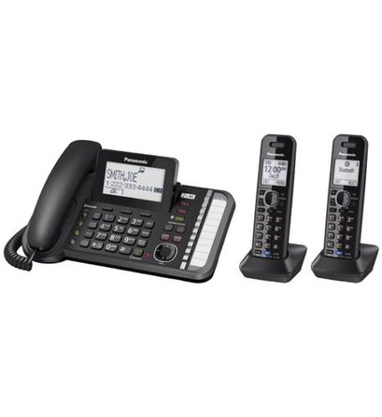 2-Line Corded Cordless, Link2Cell, 2HS (KX-TG9582B) by Panasonic Consumer - Product Image