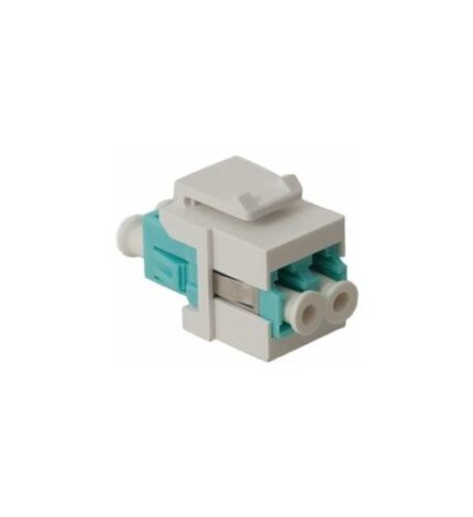 MODULE, FIBER OPTIC, LC, OM3, DUPLEX, WH (ICC-IC107LCGWH) by ICC - Product Image