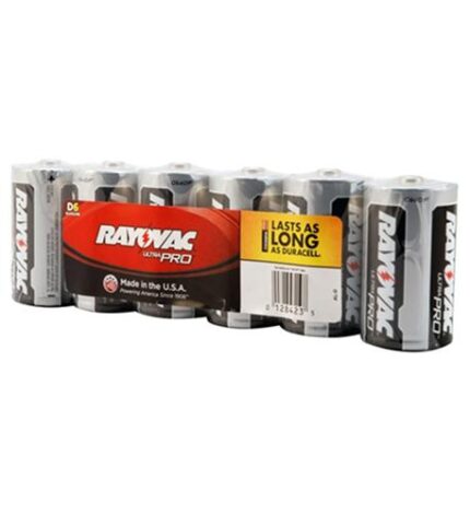 Alkaline Size D 6 Pack E302363900 (RAY-AL-D) by Rayovac - Product Image