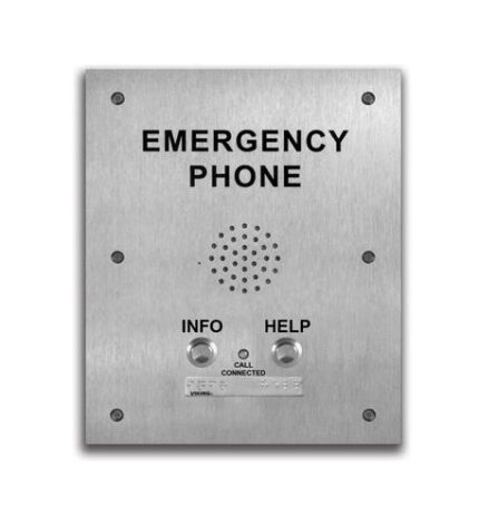 VoIP 2 Button Emergency Phone (VK-E-1600-TP2IPEWP) by Viking Electronics - Product Image