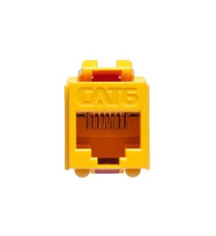MODULE, CAT 6, EZ, YELLOW (ICC-IC1078L6YL) by ICC - Product Image