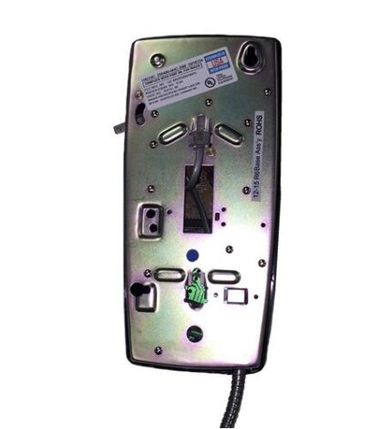 255400AHC20M Wall Phone w/Metal Cradle (ITT-2554-AHC-BK) by Cortelco - Product Image