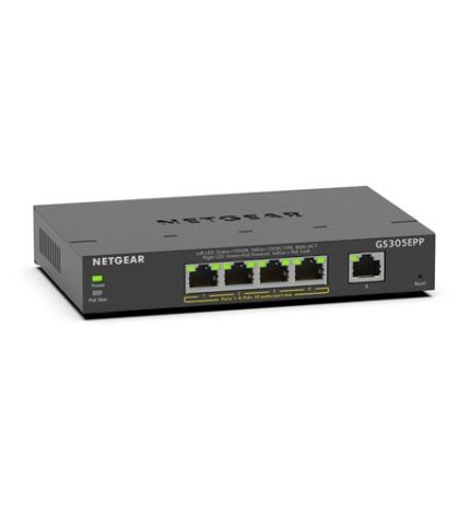 5 Port GB HP PoE Smart Plus (NET-GS305EPP-100NAS) by Netgear - Product Image
