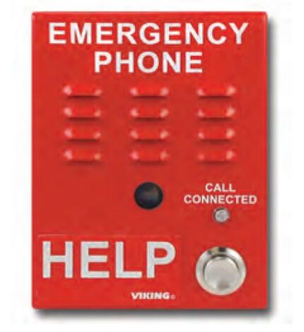 IP Emergency Phone w/HD & EWP (VK-X-1605-EWP) by Viking Electronics - Product Image