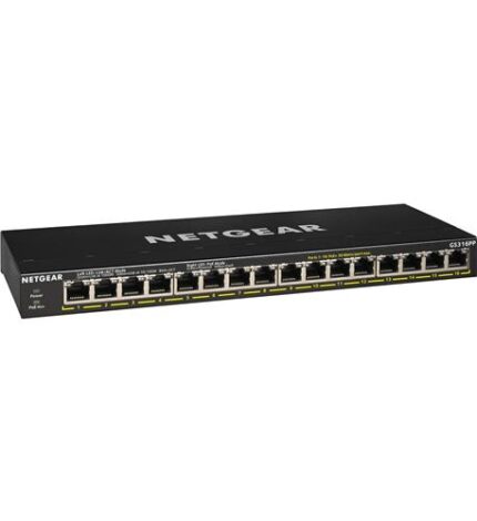 16 PORT GIG POEplus SWITCH (NET-GS316PP-100NAS) by Netgear - Product Image