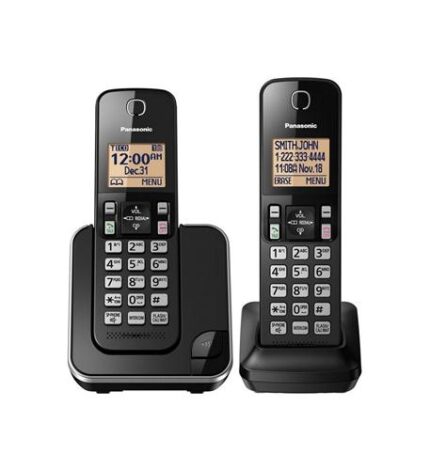 Expandable Cordless Phone with 2 HS (KX-TGC352B) by Panasonic Consumer - Product Image
