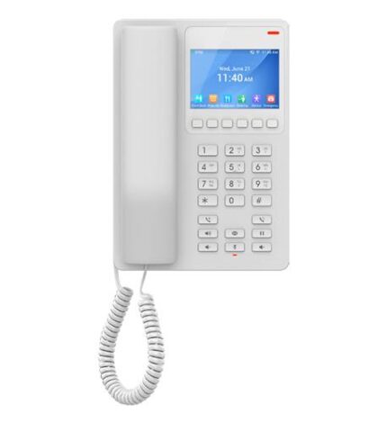 Hotel Phone, Color LCD, Dual WiFi 6, WH (GS-GHP630W) by Grandstream - Product Image