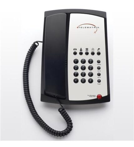 TLM-3100MW5-BK – 3100MW5 B Single-Line Hospitality Phone. - Product Image