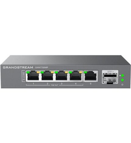 Unmanaged 2.5 MultiGigabit Switch with 5 (GS-GWN7700MP) by Grandstream - Product Image