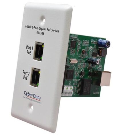 CD-011528 – In-Wall 2-Port Gigabit PoE Switch - Product Image